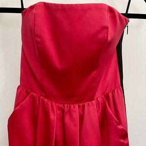 Rachel Roy Strapless Satin Dress